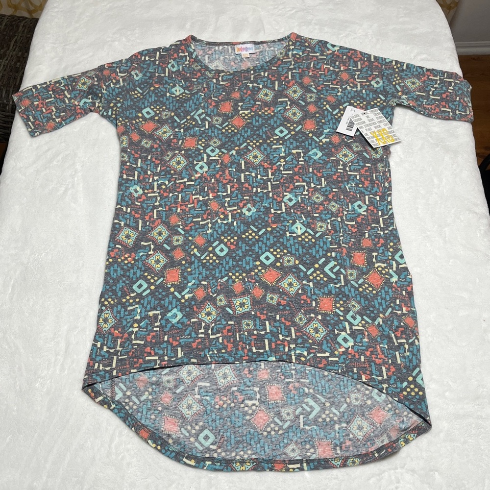 LuLaRoe floral Irma tunic t-shirt